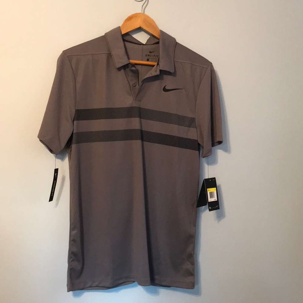 Nike Polo gray, NWT, Size Small